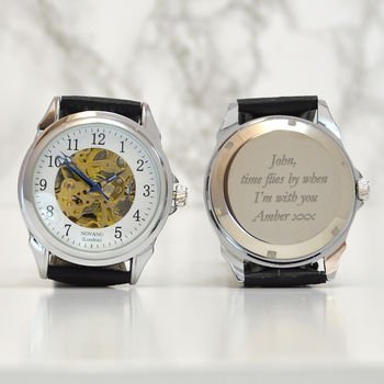 engraved watch