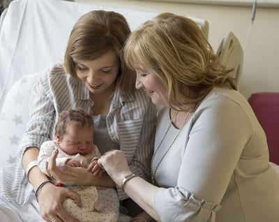 grandmother, daughter, grand-daughter