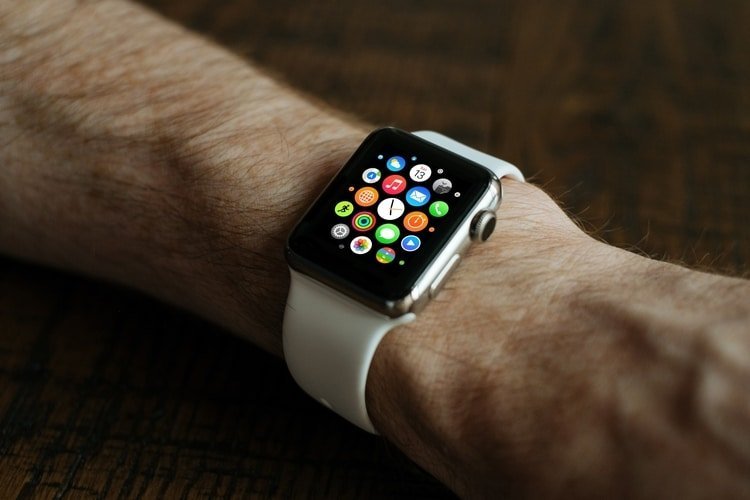 apple watch on wrist