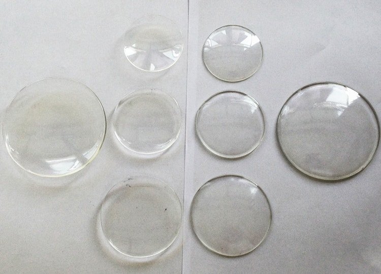 types of watch glass