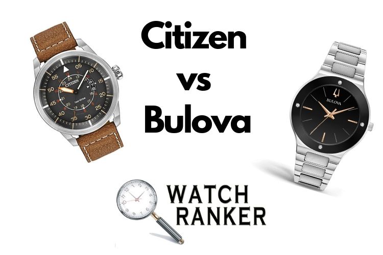 citizen and Bulova watches