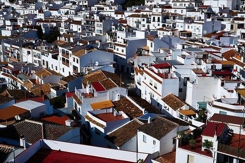 Typical village in southern spain