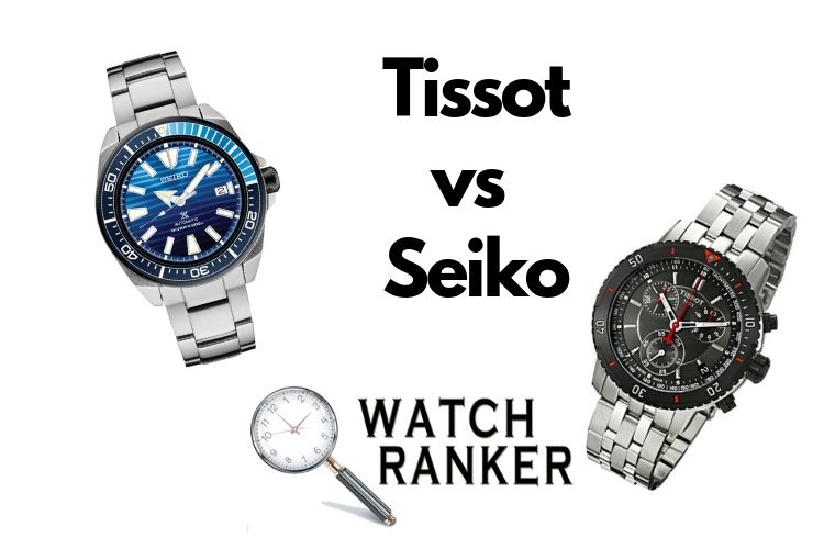 tissot watch and seiko dive watch