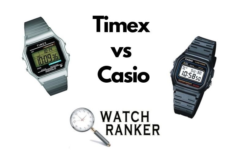 timex and casio watches