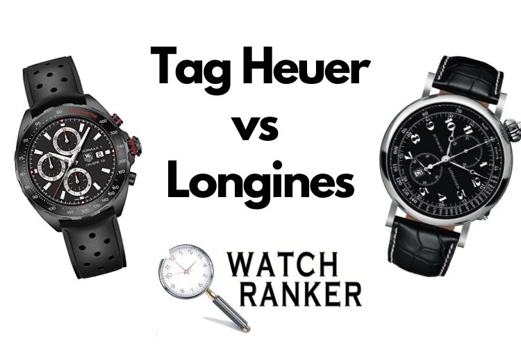 tag and longines watches side by side