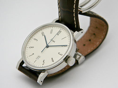 Stowa Antea Bauhaus Leather watch