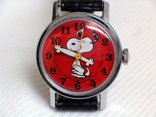 vintage snoopy watch