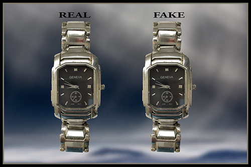 Real vs fake watch