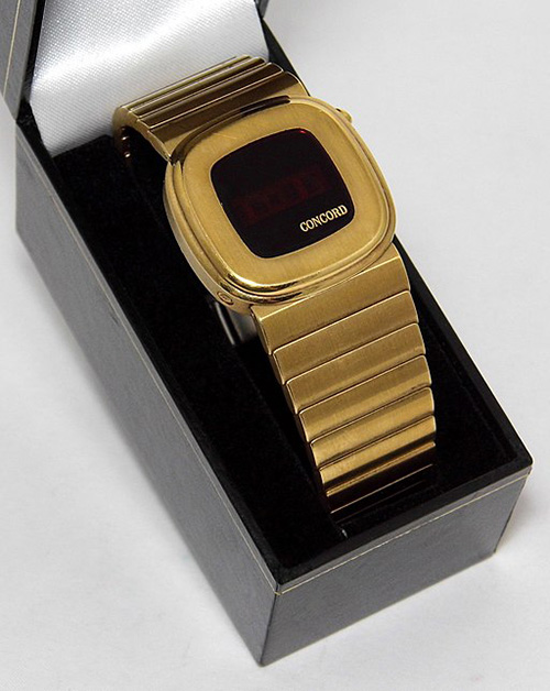 Gold Concord watch