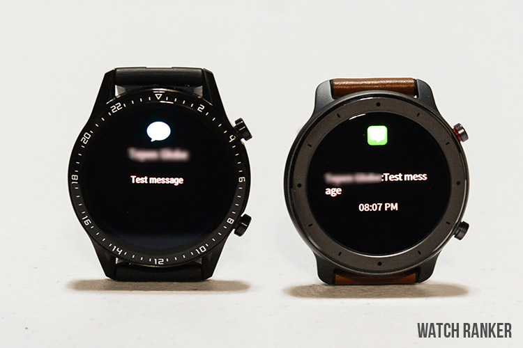 Huawei Watch GT 2 vs Amazfit GTR Hands on Comparison WatchRanker