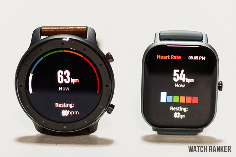 gtr vs gts heart rate scanner