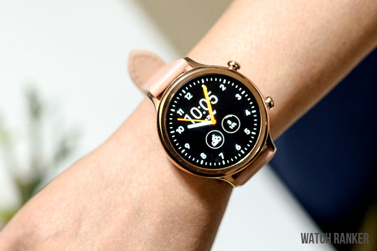 TicWatch C2+ on female small wrist