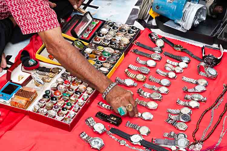 Flea market in Kuala Lumpur, Malaysia