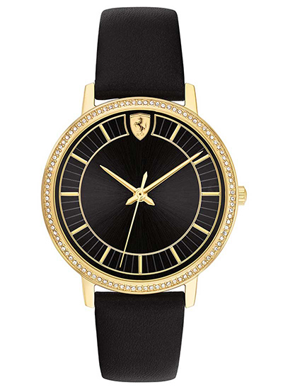  Ferrari Store Ferrari Women's gold Ultraleggero watch