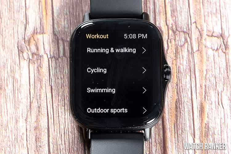 Amazfit GTS 2 Fitness Activites