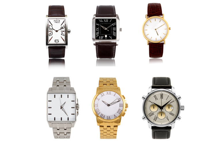 A set different mens watches