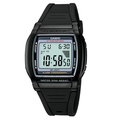 Casio W201-1AV in Wild (2014)