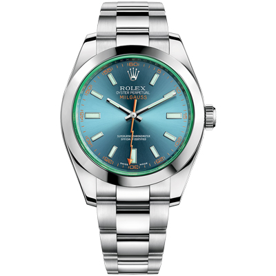 Rolex Milgauss 40mm / Blue Dial / Reference #116400GV