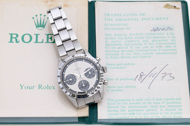 Rolex wristwatch in a display, Ref.6262