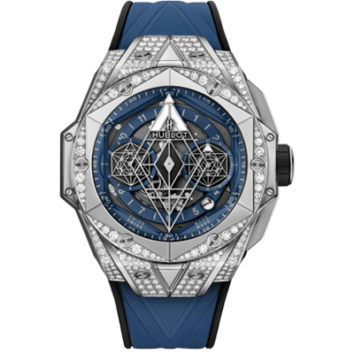 Hublot Big Bang Sang Bleu Titanium Blue Watch 415.NX.7179.VR.MXM18
