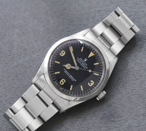 side view of the Rolex Explorer Ref. 1016 watch