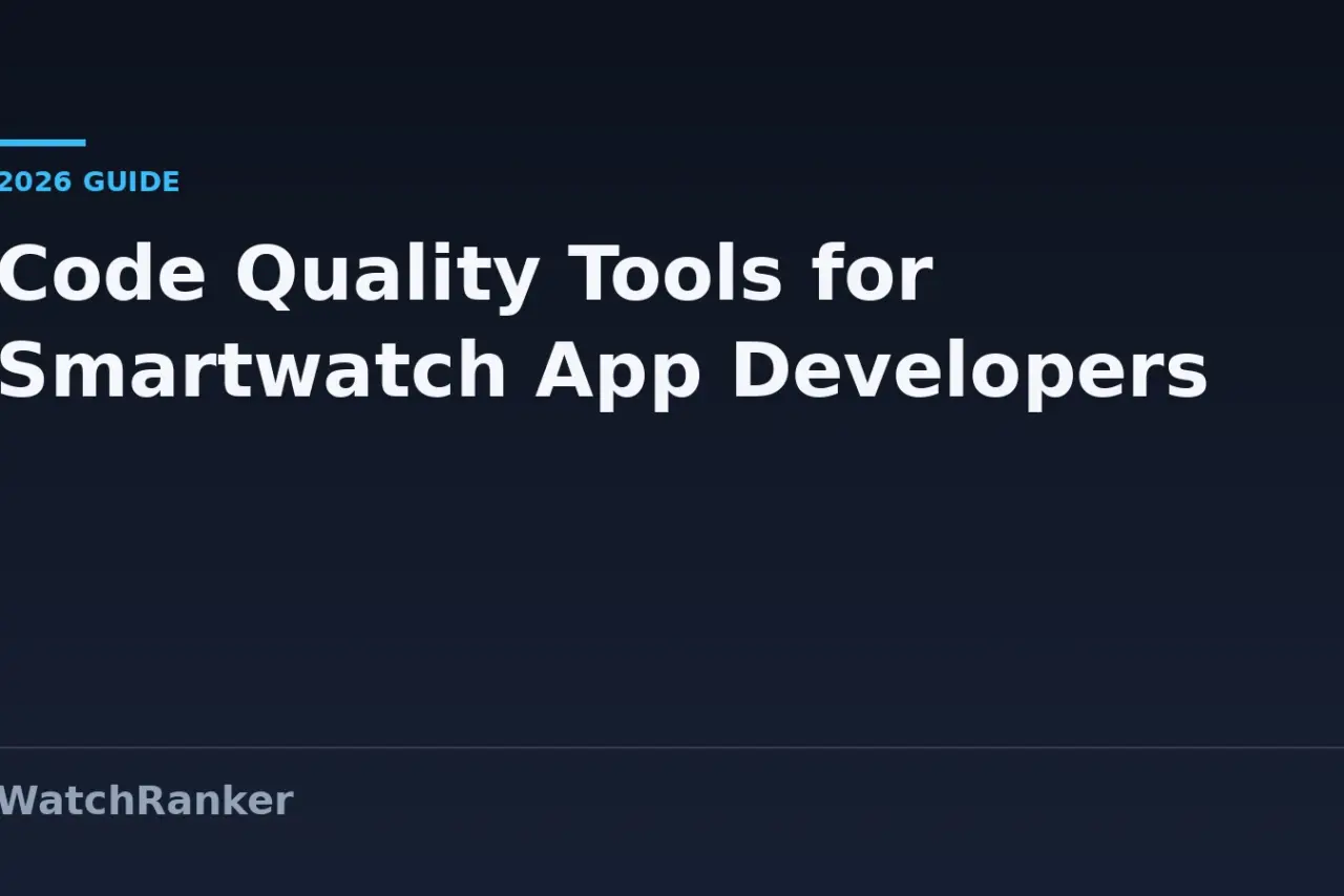 Best Code Quality Tools for Wear OS and watchOS App Developers in 2026